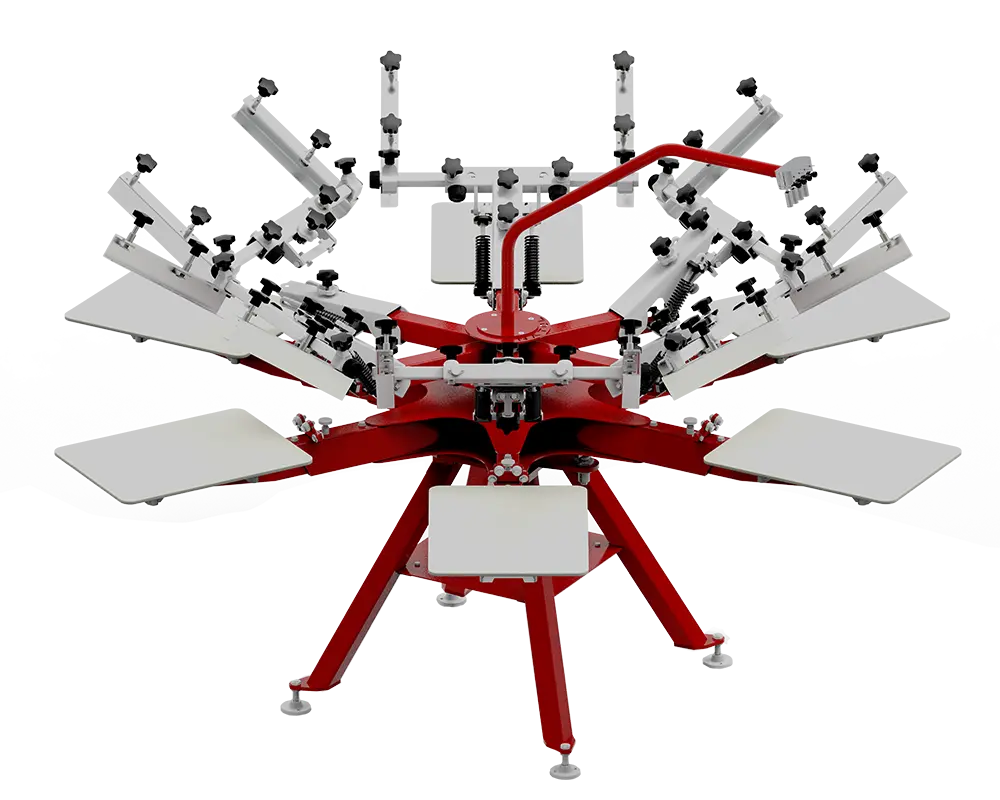 Manual screen printing machine