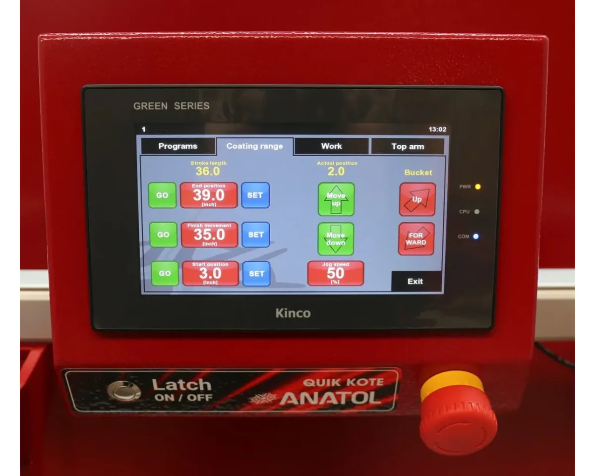 Quik-Kote mini Automatic Emulsion Coating Machine