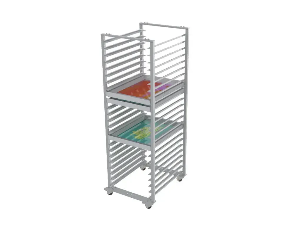 24-Capacity Screen Rack